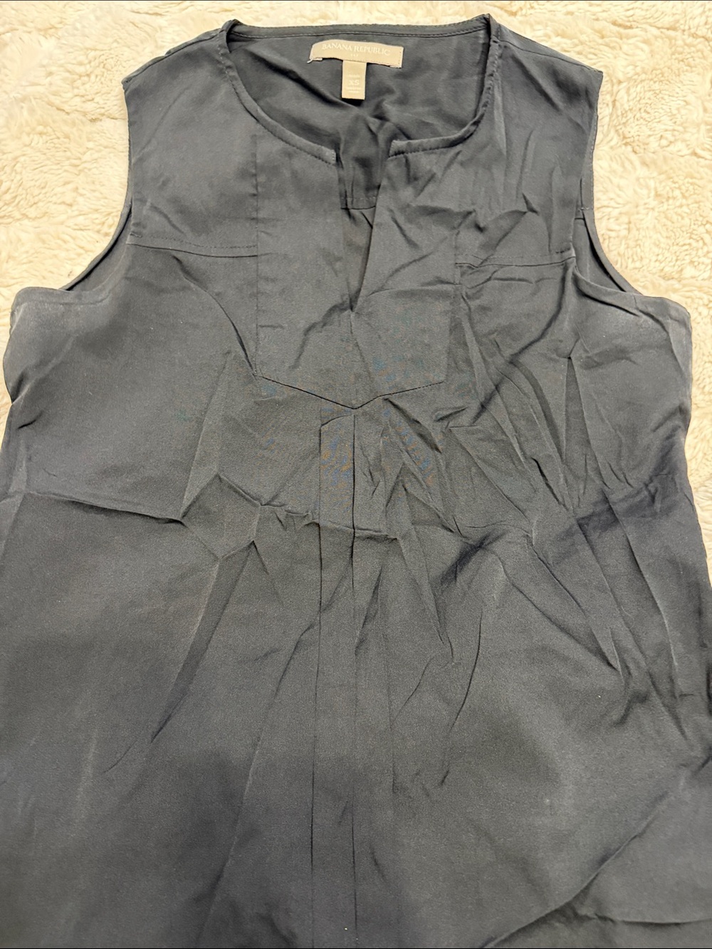 Banana Republic Men’s Black Sleeveless Shell Top
